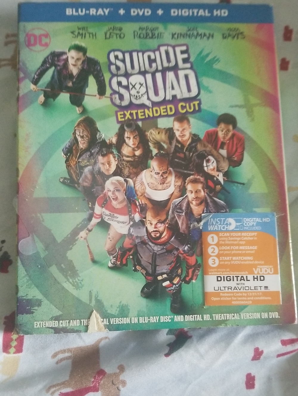 DC Suicide Squad Extended Cut – Green, Teal, Purple Cover